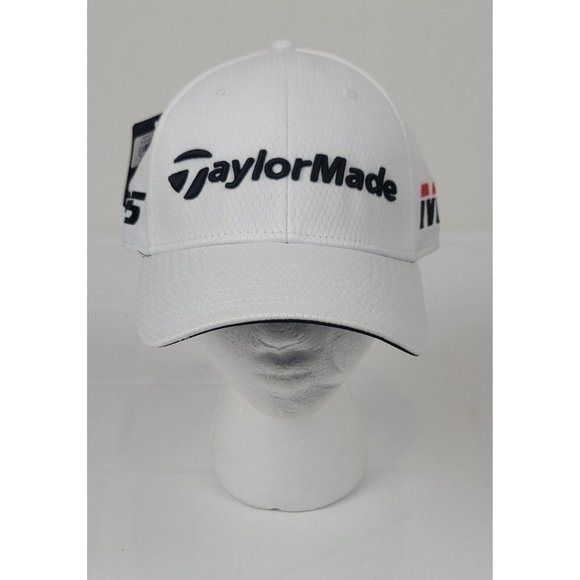 NWT TaylorMade M5 TP5 White Tour Authentic Golf baseball Cap Hat S/M - Picture 1 of 6